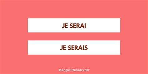 conjugaison serai|serai au masculin.